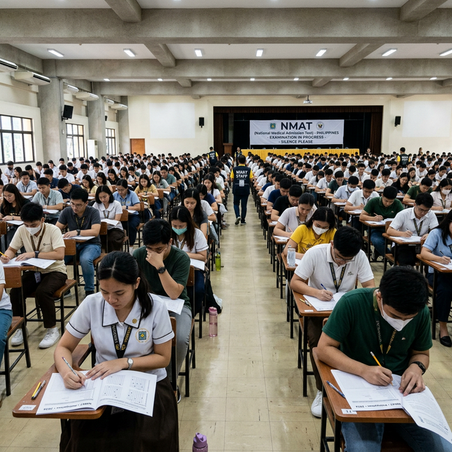 NMAT 시험 현장